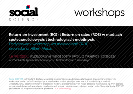 Return on investment (ROI) i Return on sales (ROS