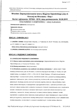 Wrocław: Zagospodarowanie terenu Wzgórza Gajowickiego przy ul
