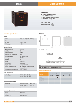 MV2 5 Digital Voltmeter