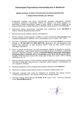 Uniwersytet Przyrodniczo-Humanistyczny w Siedlcach