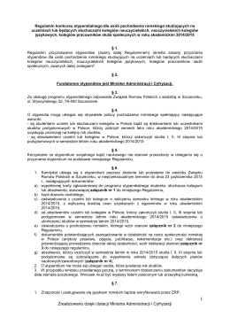 Regulamin - Związek Romów Polskich