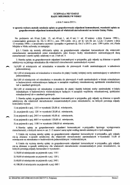 Treść Uchwały Nr VI/45/15 z 5 marca 2015r. w sprawie wyboru