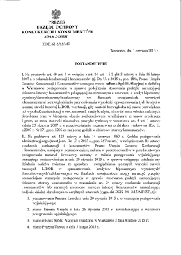 Postanowienie (skan) - mBank S.A.