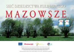 Sieć Dziedzictwa Kulinarnego Mazowsze