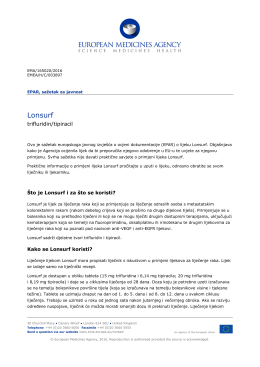 Lonsurf, INN-trifluridine/tipiracil