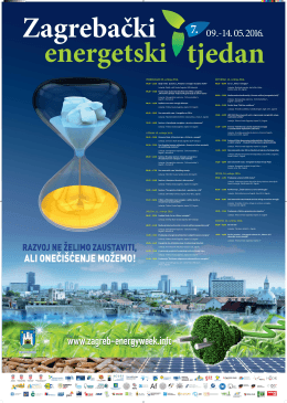 Page 1 Zagr ebački li 09.- 14. 05. 206. energetski tjedan