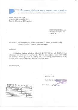Page 1 županijska uprava za ceste ri su ga o o r u č i u 5 i ta e r s is