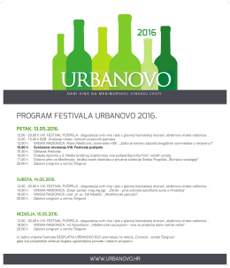 Program - Urbanovo 2016