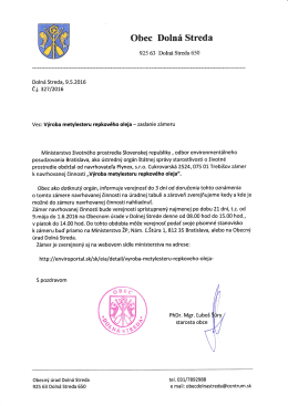 Výroba metylesteru repkového oleja