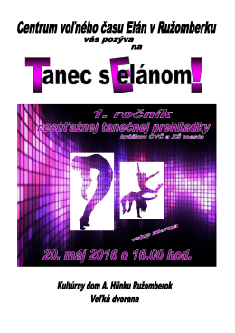 Tanec s el&aacute;nom