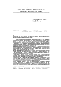 Stanovisko k UPD č. MAGS ORM 58388/11-403768