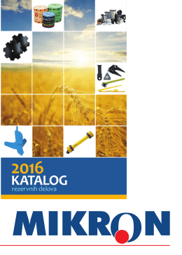 MIKRON katalog 2016