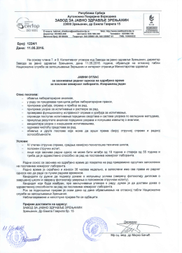 Завод за јавно здравље Зрењанин