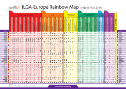Rainbow Europe Index 2016 - ILGA