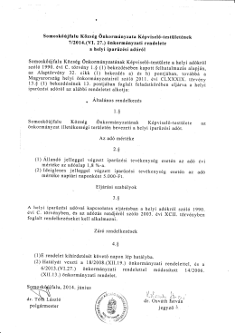 Helyi iparűzési adó rendelet