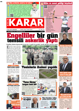 14 Mayıs 2016 - Kesin Karar Gazetesi