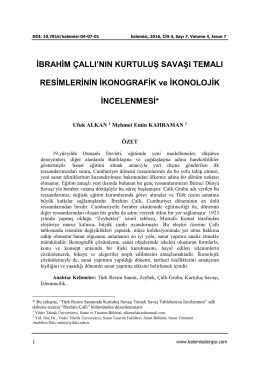 Tam Metin - Kalemişi - Geleneksel Türk Sanatları Dergisi