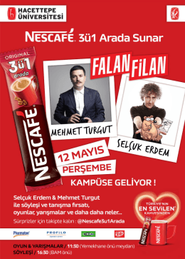Page 1 HAçETTEPE . UNIVERSİTESİ NESEREğ zü1 Arada Sunar