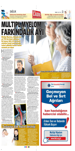 Multipl Myelom Farkındalık Ayı
