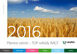 TOP pšenice VP AGRO 2016