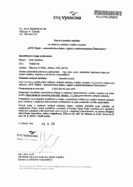 Page 1 ***-- :I Kraj vysočina UJIPŘ 12R82S Čj.: KUJI 35506/2016