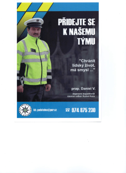 Policie ČR Nábor