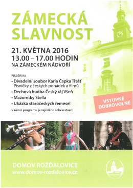 Z&aacute;meck&aacute; slavnost