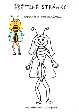 Omalov&aacute;nka - pan&iacute; broučkov&aacute;