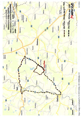 mapka s objízdnou trasou k náhledu