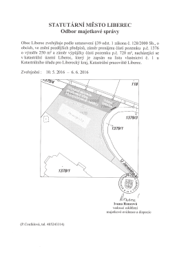 Dokument - Statut&aacute;rn&iacute; město Liberec