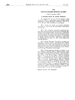 Page 1 Dziennik Ustaw. Poz. 976, 977 i 978. a. Nr. 1 19. 978