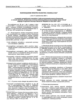 Rozporządzenie MRiRW Zwiększenie wartości dodanej