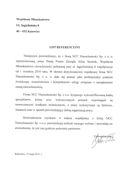 Jagiellonska List Ref