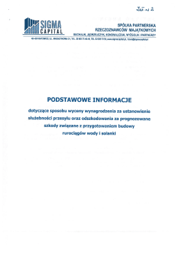 2.Podstawowe informacje dotyczące sposobu wyceny