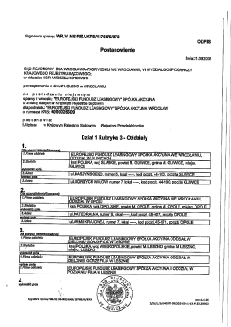 Sygnatura sprawy: WR.VI NS-REJ.KRSI1376515!873 ODPIS