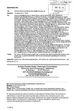 Uwagi do projektu