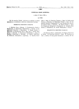 Page 1 Monitor Polski Nr 1 03 ---- 1414 – Poz. 1303, 1304 i 1305