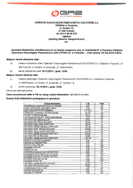 Ogł - GAZ-SYSTEM SA
