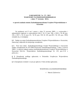 Statut ZUW ujednolicony na 17 marca 2015r.