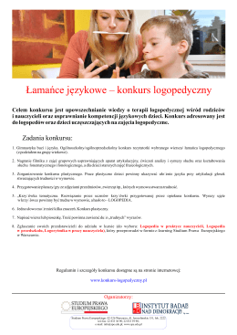 plakat Lamancie jezykowe logopedia.cdr