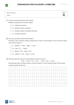 a SPRAWDZIAN PRZYKŁADOWY (CHEM GIM) `mię