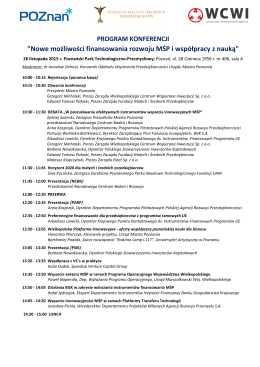 PROGRAM konf. 26.11.2015