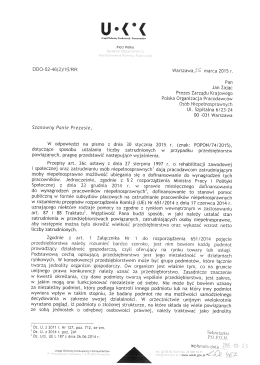 Stanowisko UOKiK