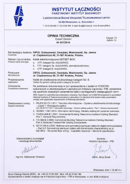 INSTYTUT ŁĄCZNości