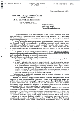 Ważne - nowe dane dot. wartości klimatycznego bilansu wodnego
