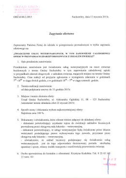 Zapytanie ofertowe