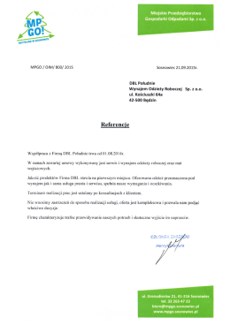 &iquest;\ Miejskie Przedsiębiorstwo Gospodarki Odpadami Sp. z 0.0.