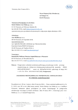 Roche Diabetes Care Polska sp. z o. o.