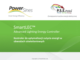 LEC – LIGHTING ENERGY CONTROLLER