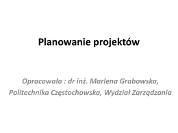 Planowanie projektów_M.Grabowska